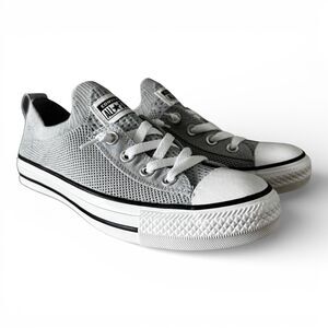 Converse Women's Chuck Taylor Shoreline Knit Slip-On Size 7.5 Low Gray 565232F